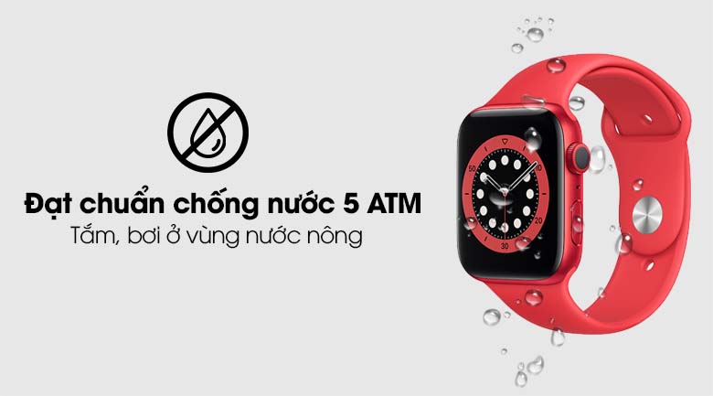 apple watch s6 40mm vien nhom day cao su redcn