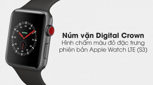 apple watch s3 lte 42mm vien nhom day cao su10 1