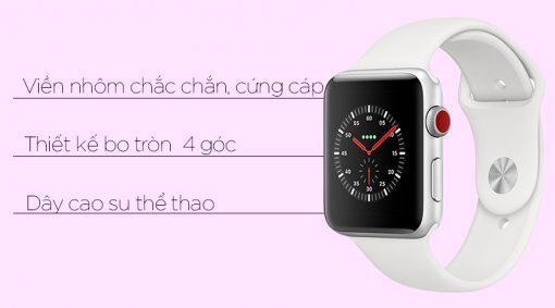 apple watch s3 lte 42mm vien nhom day cao su9 1