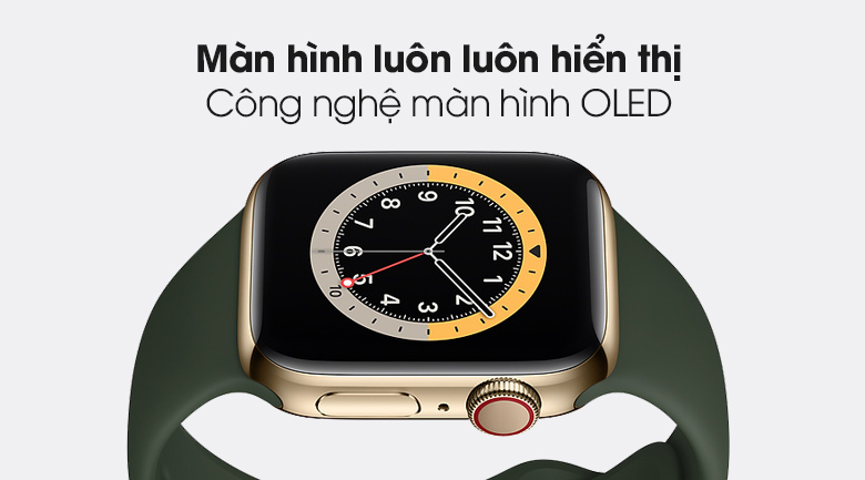 apple watch s6 lte 40mm vien thep day cao su writee 3